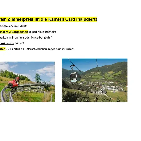 Ferienhaus Sara - Kaernten Card Im Sommer Inklusive Holiday home Bad Kleinkirchheim